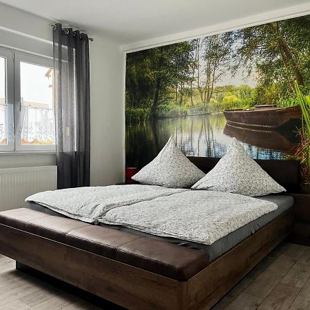Kahnstuebchen Mit Neuem Innenhof Garten Lubben Bagian luar foto