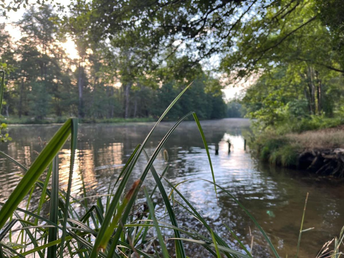 Kahnstuebchen Mit Neuem Innenhof Garten Lubben Bagian luar foto